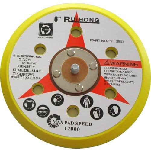 6 Inch Sanding Paper 150mm Round Flocking Sandpaper Dry Abrasive Paper For FESTOOL Sander