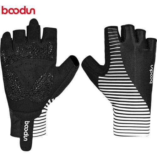 Boodun Breathable Cycling Gloves Gym Gloves Half Finger Guantes Ciclismo Bicycle Gloves Men Women Fishing Gloves Mtb Gloves