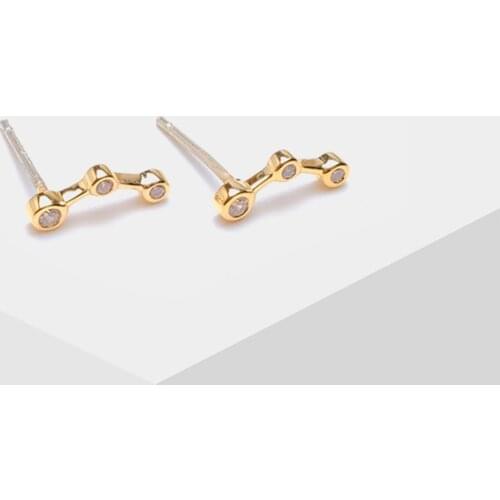 Amorita boutique 925silver Cute little stud earrings in two colors