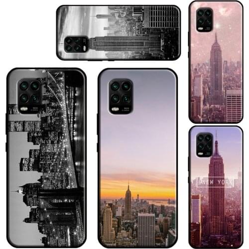 NEW YORK BROOKLYN BRIDGE TOWER NIGHT Case For Xiaomi Mi 11 Lite Ultra 9T 10T Pro Mi Note 10 Lite POCO F3 M3 X3 Pro TPU Cover