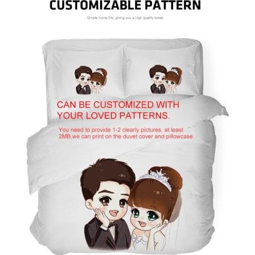 Dream NS Wedding Birthday Ji Lian Day Gift Custom pattern Art Bedding Home Textiles Set Bedclothes Duvet Cover Bedding Set