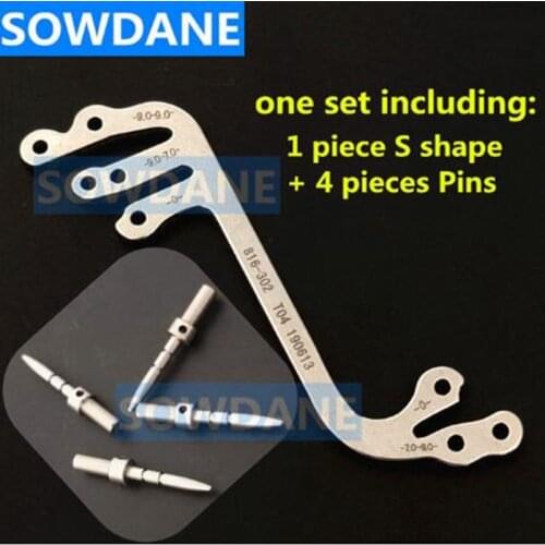 1 set Dental Implant Surgery Instrument Oral Planting Positioning Guide Dental implant Locating Guide angle ruler Dentist tools