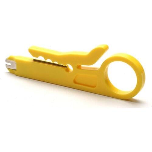 Cable Stripping Wire Cutter Crimping Tool Multi Stripper Knife Crimper Pliers Mini Portable Decrustation Electrical Straight