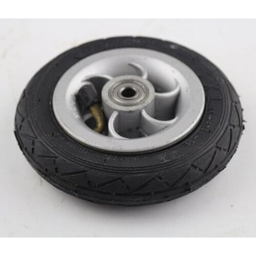 Good quality 5 inch 5x1 Inner Tube Wheel and Metal Hub fit Electric Pneumatic Wheel Gocart CasterVehicle
