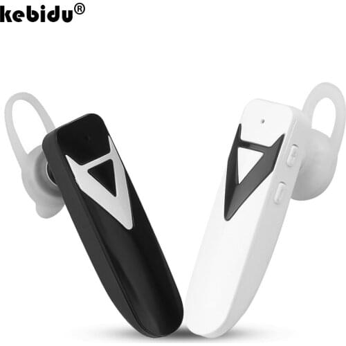 Kebidu Stereo Headset Earphone Headphone Business Mini Bluetooth V4.1 Wireless Handsfree with Microphone for Xiaomi for iPhone