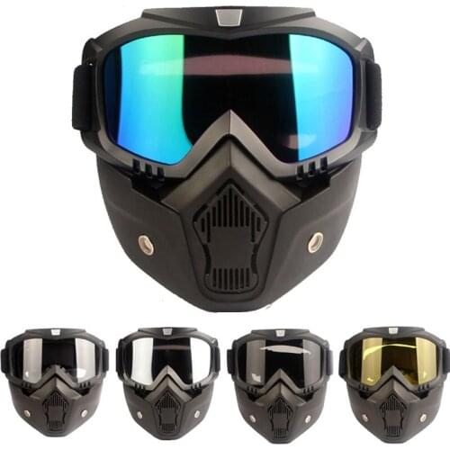 Men Women Ski Snowboard Mask Snowmobile Skiing Goggles Windproof Motocross Protective Glasses Full face Goggles Cycling Sunglass