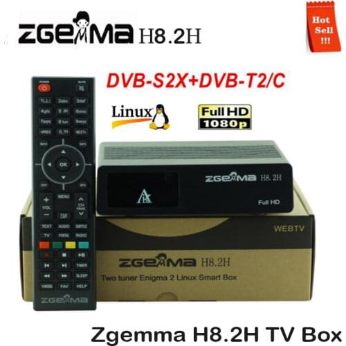 Super Sale ZGEMMA H9S 4K UHD H.265/HEVC digital satellite tv deocder dvb s2/s2x multistream with iptv stream with build-in wifi