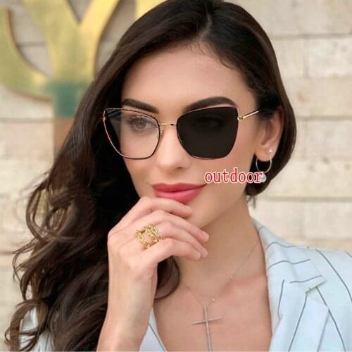 New cat Transition Sunglasses Photochromic Reading Glasses Women Presbyopia Eyewear with diopters glasses UV400 NX