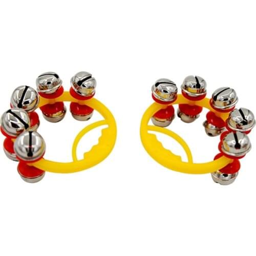 Orff Instruments Stick Shaker hand band music instrumentos kids educational toy Childrens musical toys hand bells set baby gift