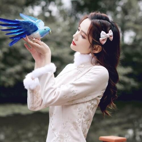 Autumn Winter New Qipao Women Chinese Style Sweet Eleganti Slim Cheongsams Hanfu Traditional Robe Orientale Vestido Chino Mujer