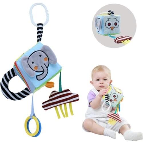 Plush Musical multiuse Stroller Car lathe bed crib Hanging Bell Newborn Baby Educational Rattles Mobile Toys Hanging Toy 40% off