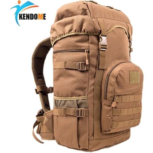 Hot Outdoor Sports Tactical Military Backpack Camping Hiking Climbing Mens Waterproof Backpack Bag Shoulder Bag Rucksack