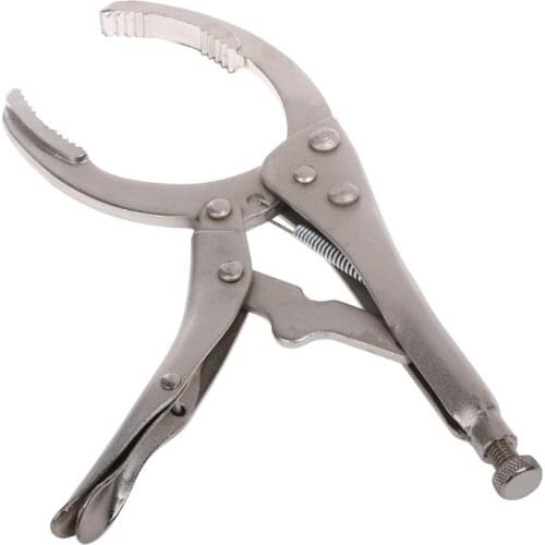 Steel 45# 10inch Adjustable Oil Filter Wrench Plier Spanner Removal Tool For Car Vehicle Repair Locking Grip
