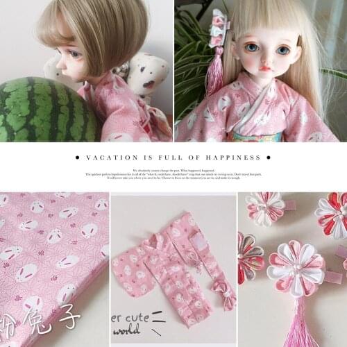 OB11 blyth 1/6 1/8 1/4 1/3 BJD clothes accessories ancient costume Japanese kimono yukata for BJD/SD Strong uncle doll C0442