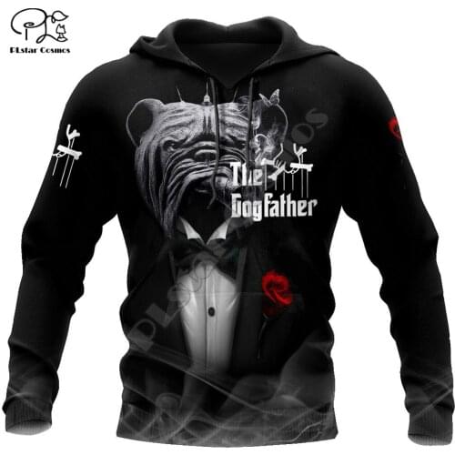 PLstar Cosmos Animal Rottweiler Bull Pitbull Dog Shepherd Tracksuit 3DPrint Mens/Womens Harajuku Funny Jacket Casual Hoodies D19