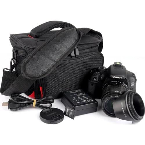 DSLR Camera Bag Photo Lens Pouch For Nikon D7500 D7000 D7100 D7200 D5600 D5300 D5100 D3100 D3200 D3300 D3400 D5200 D5500