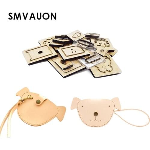 Bag Coin Purse Cartoon Dog Bag Diy Handmade Leather Wooden Die Cutting Mold Set Suitable For Die Cutting Machine