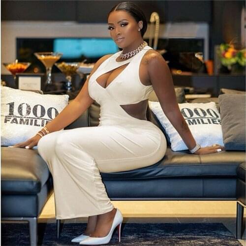 VAZN 2020 O-neck Solid Age reduction Hole Out Maxi Dresses Evening Gown Women Elegant Sexy Dress