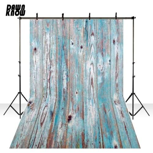DAWNKNOW VINTAGE Vinyl Photography Background Kids Newborn Wood Floor Photocall Backdrop For Wedding Photo Studio Props F2750