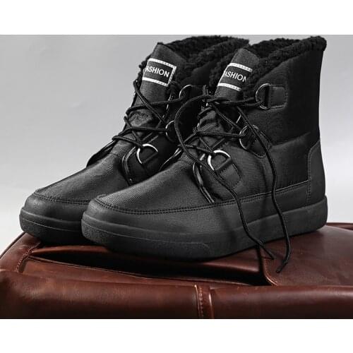 Women Boots 2021 Winter Shoes Woman Snow Boots With Plush Inside Waterproof Plus Size 43 Winter Boots Female Booties