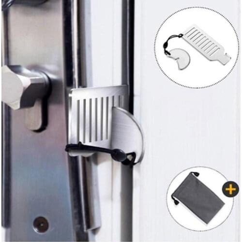 1pc Portable Hotel Door Lock Travel Lock Childproof Lock Door For Security Lock Door Lock Home Safety Hardware Anti-theft Y2O7