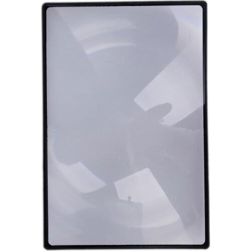 180X120mm Magnifying Glass A5 Flat PVC Magnifier Sheet X3 Book Page Magnification Magnifying Reading Glass Lens Tool Parts