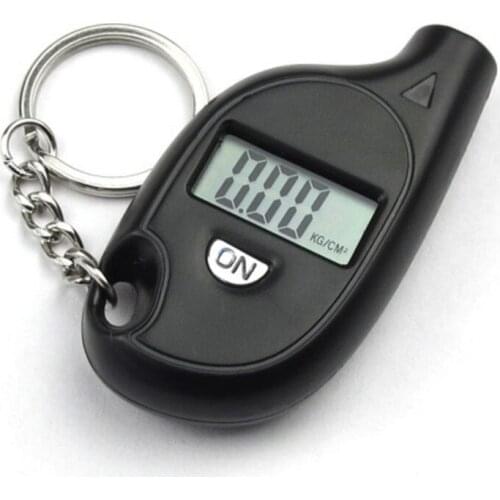 2019 New Arrival Mini LCD Digital Tire Tyre Keychain Air Pressure Gauge For Car Auto Motorcycle CNP Free Shipping