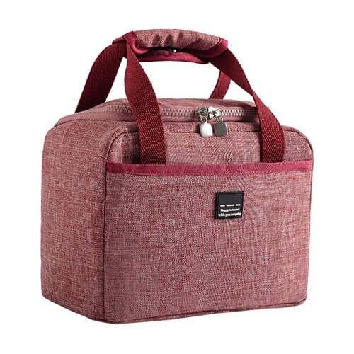 2021 Waterproof Insulated Lunch Bags Oxford Travel Necessary Picnic Pouch Unisex Thermal Dinner Box Food Case Accessories