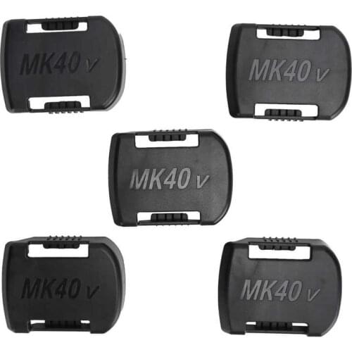 5Pcs 40V Battery Mounts Storage Stand Holder Slots Shelf Rack Stands for Makita 40V Lithium Battery Holder