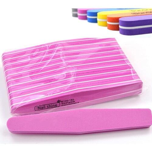 9/6/5Pcs Double Side Nail Files Colorful Sanding Sponge Nail Block for UV Gel Professional Nail Polish Manicure Nails Art Tools