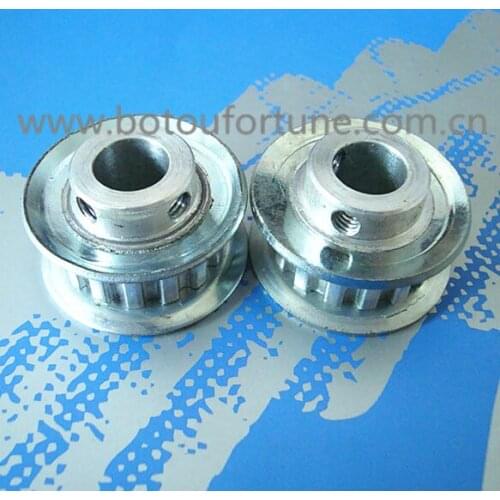 23 teeth L type aluminum pulleys belt idler pulley 10mm width 6pcs a pack