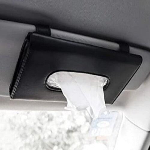 Car Sun Visor Tissue Paper Box Holder Automobile Car Organizer Car Gadget Seat Back Storage Clip Bracket Accessories