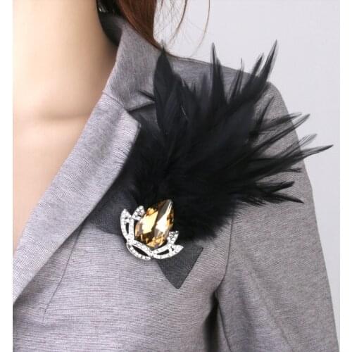 Women Rhinestone Crystal Brooches Brooch Pin Costume Fancy Party