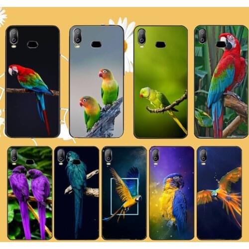 Parrot Phone Case For Samsung galaxy S 7 8 9 10 20 edge A 6 10 20 30 50 51 70 note 10 plus