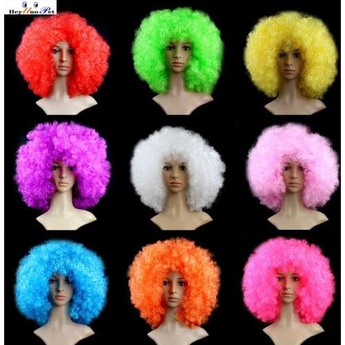 Color Head Wig Funny Fan Headgear Clowns Perform Headdress Props Holiday Party Supplies