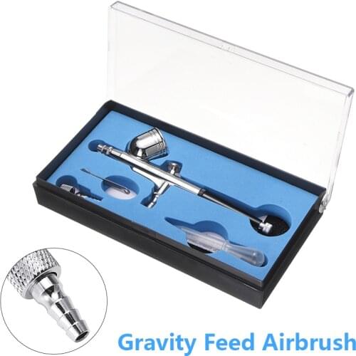 Gravity Feed Airbrush Tool 0.3mm Spray Paint Tattoo Nail Art Tools for Art Craft Model Paint Spraying Parts