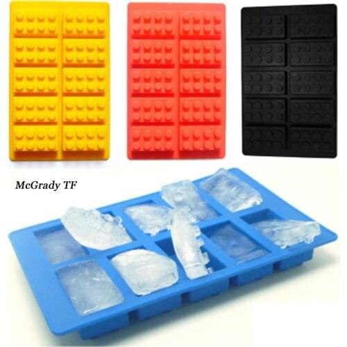 Cake Tools Holes Dots Series Lego Bricks Ice Cube Tray Mold Chocolate Cake Jelly Jello Silicone Mold Fondant Moulds Cake Tools