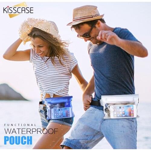 KISSCASE Waterproof Pouch Bags For Huawei Mate 30 Pro iPhone 11 X 8 7 Waist Pouch Shoulder Bags For Samsung S10 S8 S9 Xiaomi mi8