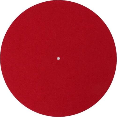 Turntable Mat Slipmat Audiophile 3mm Felt Platter Vinyl Record Players Anti-Vibration Durable Anti-Static hyq