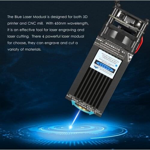 5.5W-30W Multifuntional Laser Module Laser Head 450nm Blue Laser for Laser Engraving Machine Wood Marking Cutting Tool