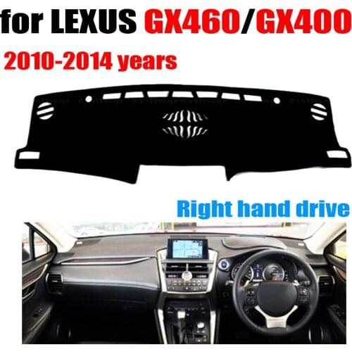 Car dashboard cover For LEXUS GX460 GX400 2010-2014 years Right hand drive dashmat pad dash covers auto dashboard accessories