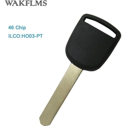 2 PCS New Transponder Key for Honda ID46 Chip Ignition ILCO:HO03-PT No Mark