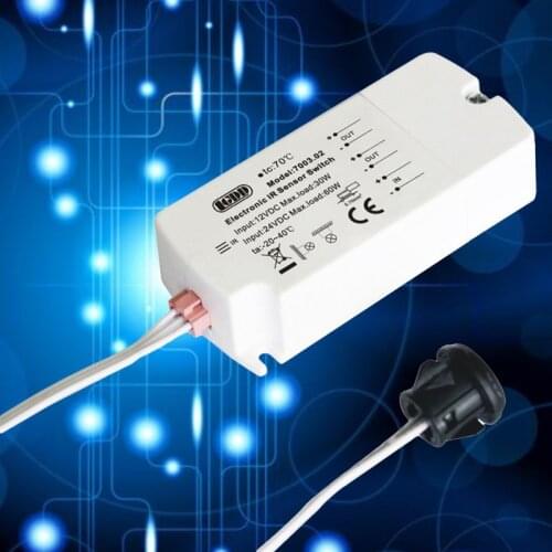DC12V IR Sensor Switch Hand Wave Infrared Light Switch for LED Lamps LED Strips Motion Sensor High Quality and Brand New