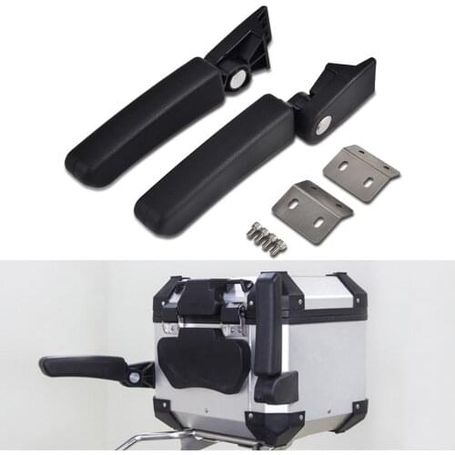 Motorcycle Folding Rear Case Box Seat Passenger Armrest For KTM BWM F800GS R1200GS Yamaha Suzuki DL250 DL650 DL1000