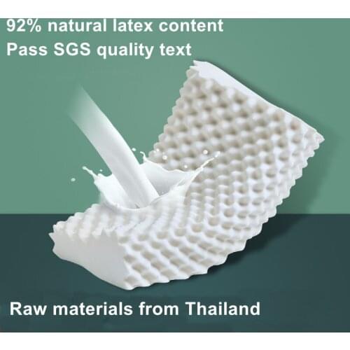 Natural pure anti-wrinkle latex Pillow star hotel pillow large size to protect the neck pillow to prevent cervical spondylosis