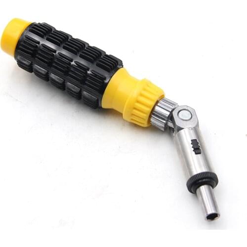 6.35mm 1/4 straight handle variable direction batch head positive and negative ratchet handle wrench screwdriver