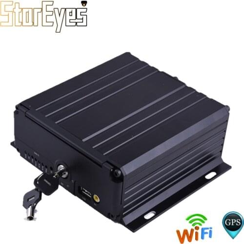 Trailer Truck Taxi Vehicle Car School Bus AHD 720P 4Ch HDD SD Card Mobile DVR built in GPS WIFI