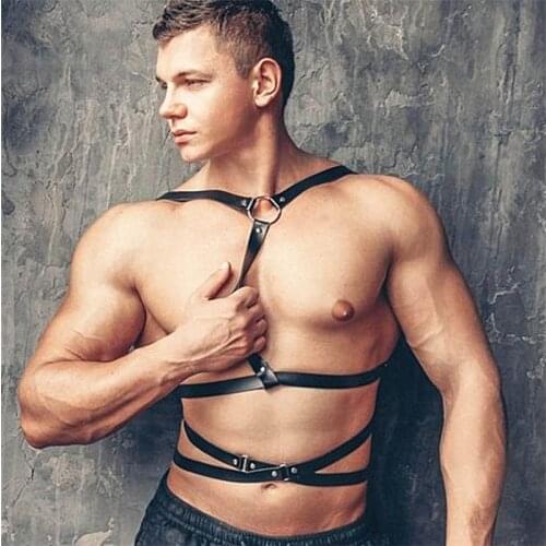 New Summer Criss Cross Body Harness Belts Shoulder Waist Men Bondage Belts Women Metal O Ring Harness Belts Night Club Sexy Belt