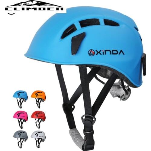 Outdoor rock climbing downhill helmet speleology mountain rescue equipment to expand safety helmet Caving Work Helmet