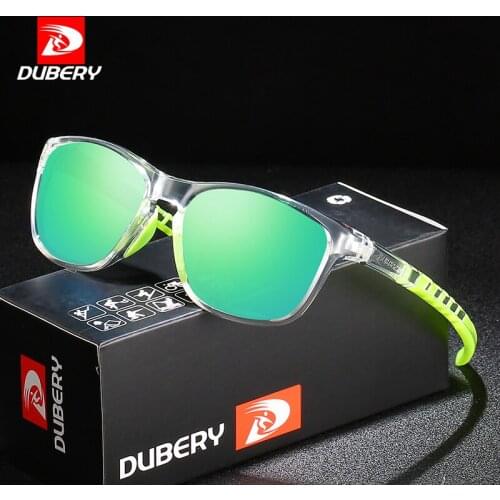 DUBERY Vintage Sunglasses Polarized Mens Sun Glasses For Men Driving Black Square Oculos Male 9 Colors Model sunglasses women